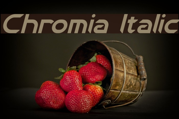 Chromia Italic Example 1