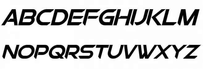 Chromia Supercap Bold Italic Polices MAJUSCULES
