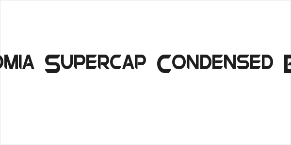 Chromia Supercap Condensed Bold Logo