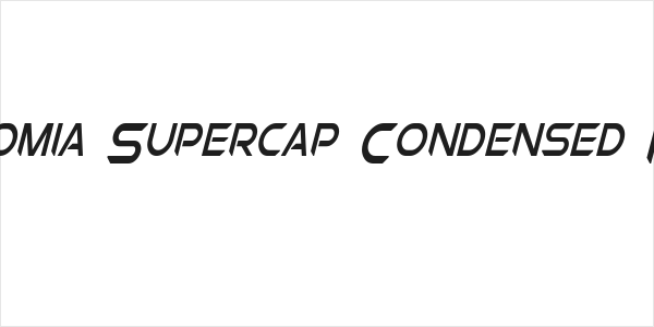 Chromia Supercap Condensed Italic Logo