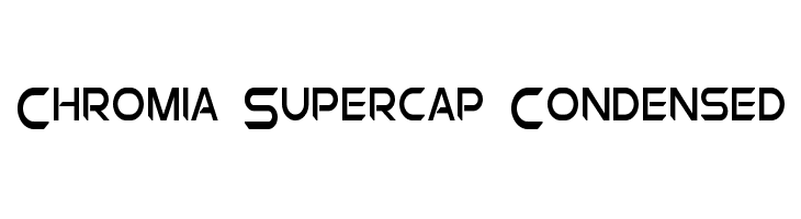Chromia Supercap Condensed  Frei Schriftart Herunterladen