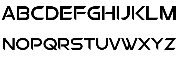 Chromia Supercap Font LOWERCASE