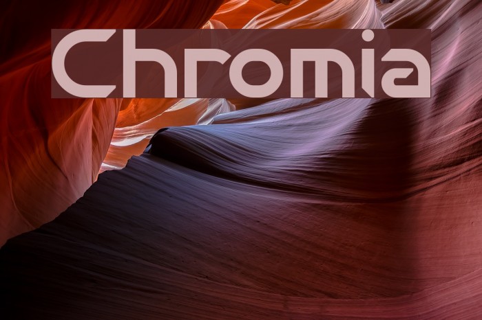 Chromia Font examples
