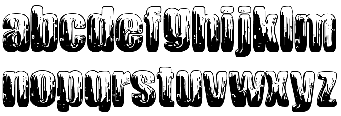 Chromium Font LOWERCASE