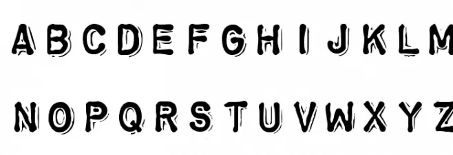 ChromosomeHeavy Font Litere mari