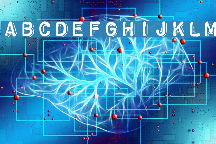 ChromosomeHeavy Font examples