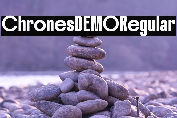 Chrones DEMO Regular Example 3