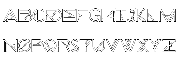 Chronic Cosmos Font LOWERCASE