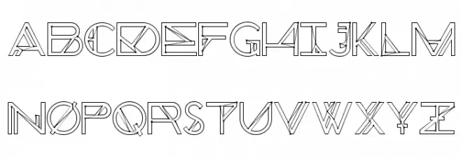 Chronic Cosmos Schriftart Kleinbuchstaben