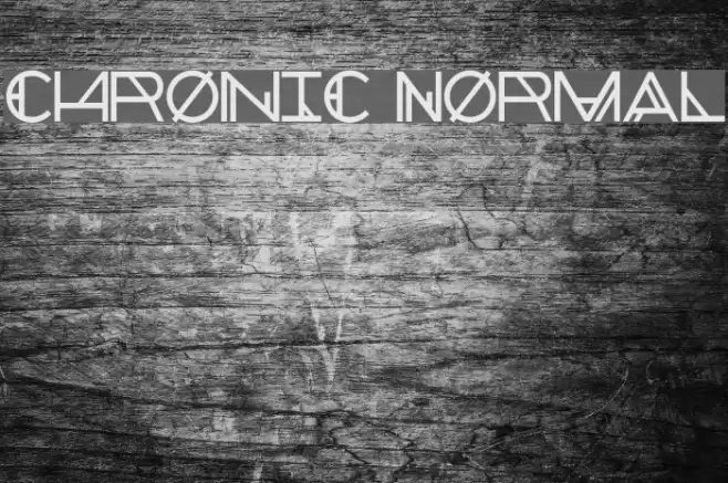 Chronic Normal Font examples