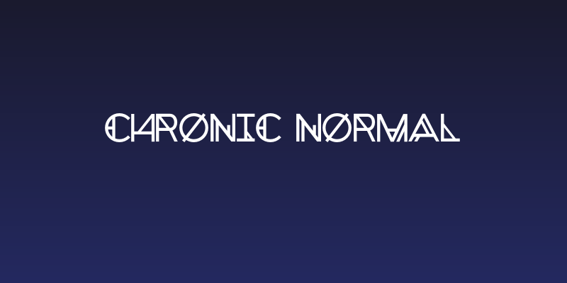 Chronic Normal Social Header