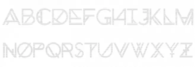 Chronic Shadow Schriftart Groß