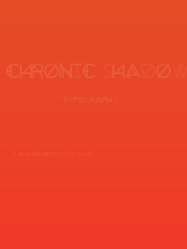 Chronic Shadow Poster