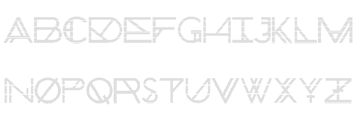 Chronic Shadow Font LOWERCASE