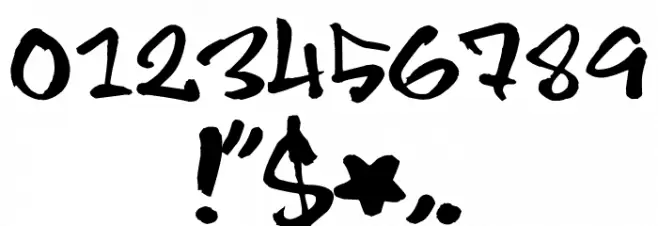 Chronic Font OTHER CHARS