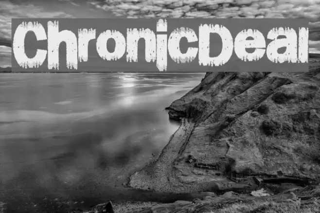 ChronicDeal Font examples