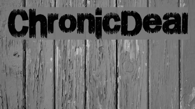 ChronicDeal Font examples