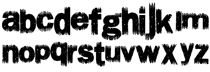 ChronicDeal Font LOWERCASE