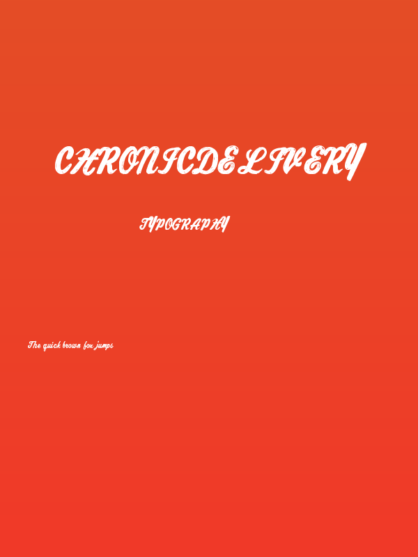 ChronicDelivery Poster