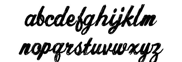 ChronicDelivery Font LOWERCASE
