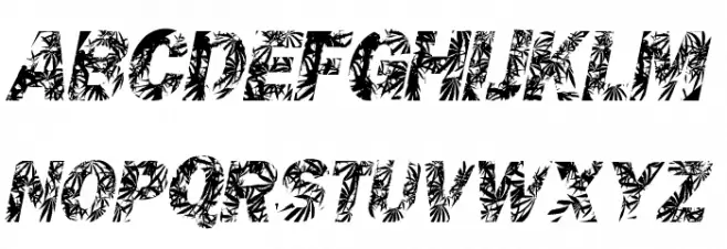 ChronicGothic Font Litere mari