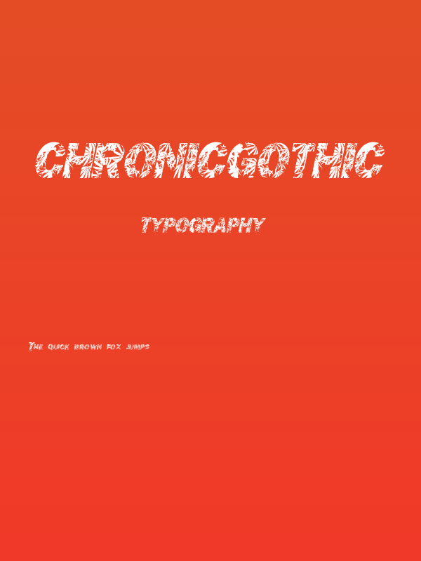 ChronicGothic Poster