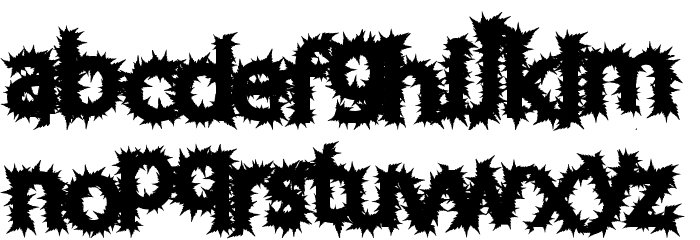 ChronicHarvest Font LOWERCASE