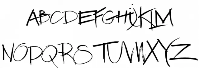 ChronicMethodMB フォント 大文字