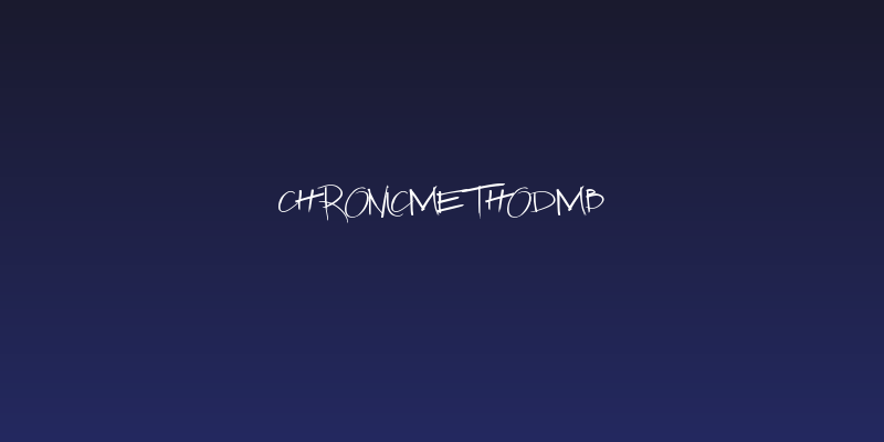 ChronicMethodMB Social Header
