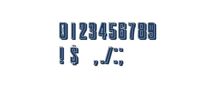 Chronica 3D Filled Regular Other Characters