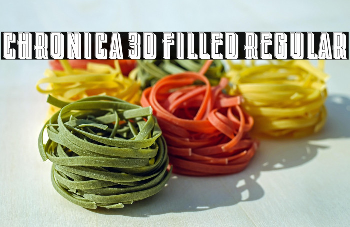 Chronica 3D Filled Regular Example 1