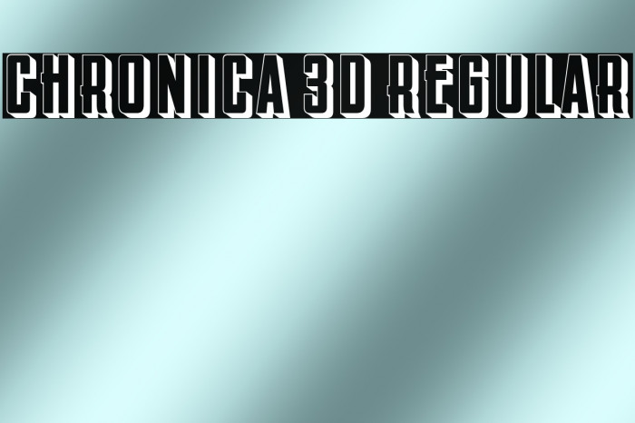 Chronica 3D Regular Example 3