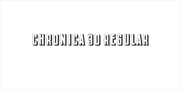 Chronica 3D Regular Logo