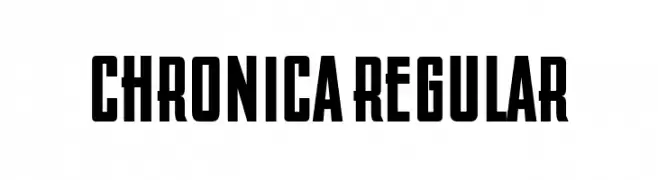 Chronica Regular  baixar fontes gratis
