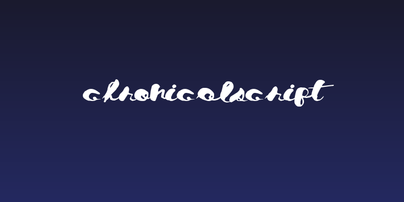 ChronicalScript Social Header