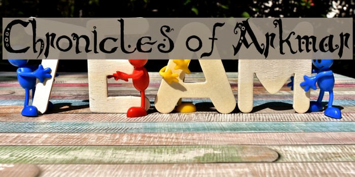 Chronicles of Arkmar Font examples