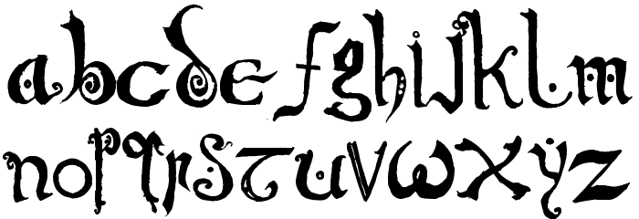 Chronicles of Arkmar Font LOWERCASE