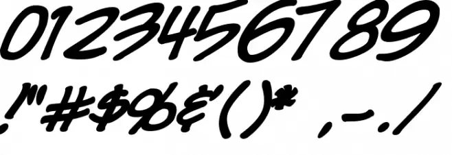 Chronicles of a Hero Bold Font OTHER CHARS