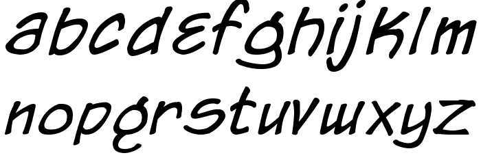 Chronicles of a Hero Font LOWERCASE