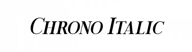 Chrono Italic  Frei Schriftart Herunterladen