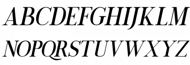 Chrono Italic Fonte MAIÚSCULAS