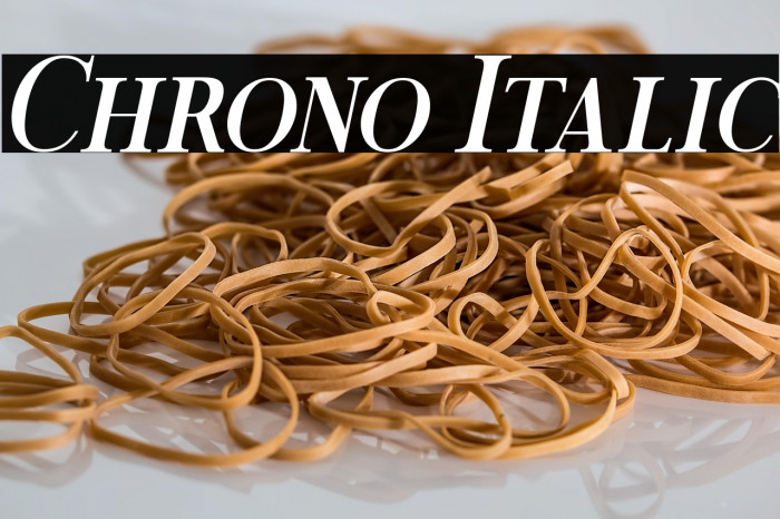 Chrono Italic Example 1