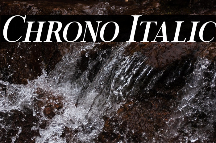 Chrono Italic Example 2