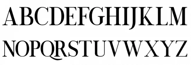 Chrono フォント 大文字