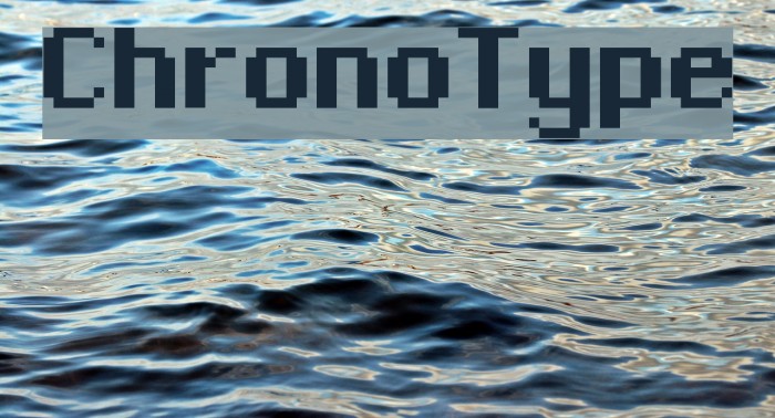 ChronoType Font examples