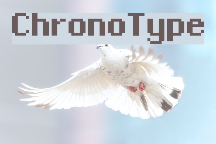 ChronoType Font examples