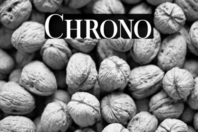 Chrono Font examples