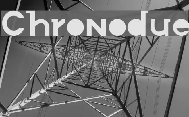 Chronodue Font examples