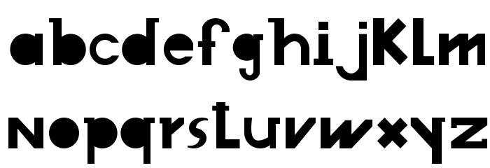 Chronodue Font LOWERCASE