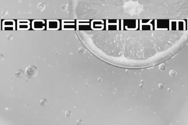 Chronosfer Demo Font examples